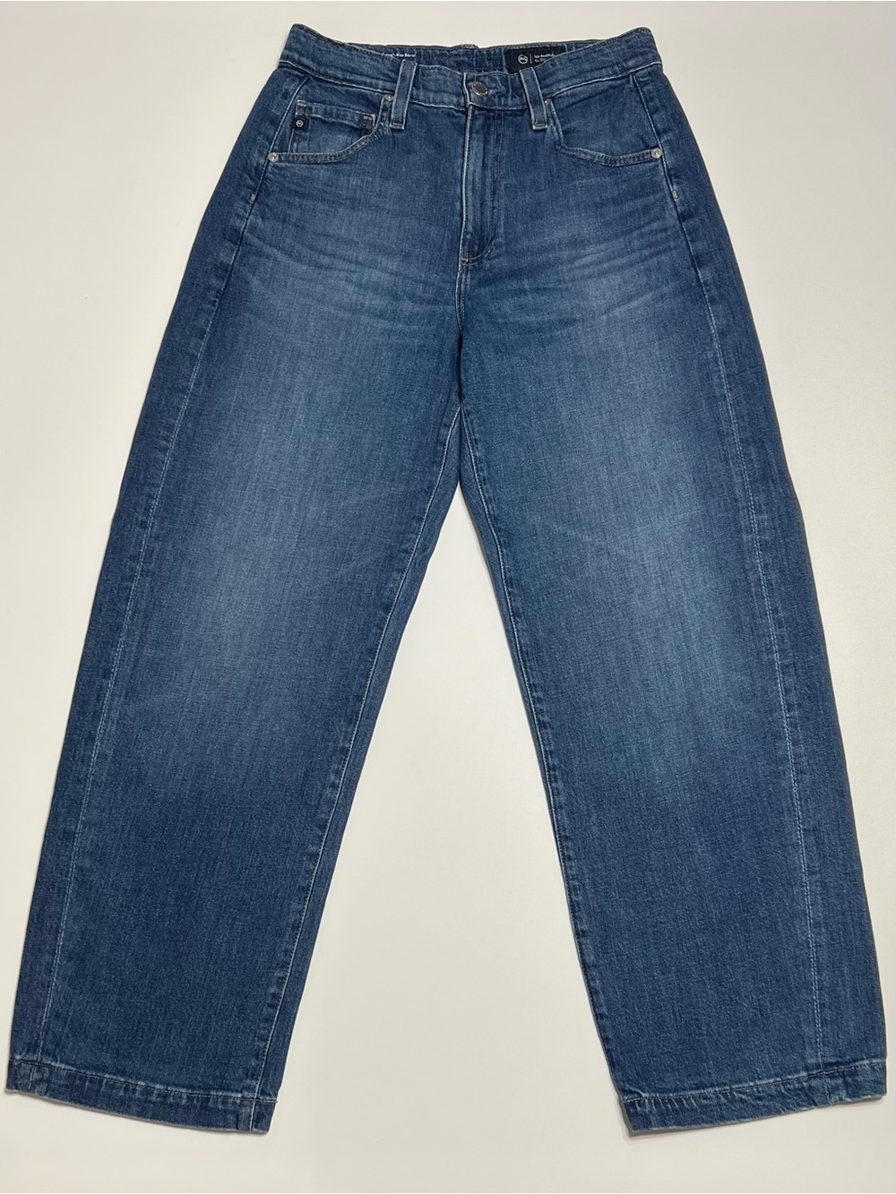 Ag Adriano Goldschmied Hattie High Rise Barrel Jeans Size 24